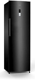 CV-19DST Infiniton vrieskast, verticaal (A++, zwart, geen vorst, hoogte 185 cm, 282 liter, omkeerbare deur, regelbare thermostaat, vrijstaand)