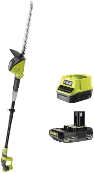 RYOBI heggenschaar OPT1845-18V OnePlus, 1 accu 2,0 Ah, 1 snellader, zwart