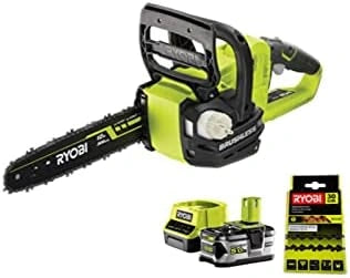 RYOBI Kettingzaag 18 V OnePlus OCS1830, 1 accu 5,0 Ah, 1 oplader 2,0 Ah RC18120-150, ketting 30 cm RAC227, zwart
