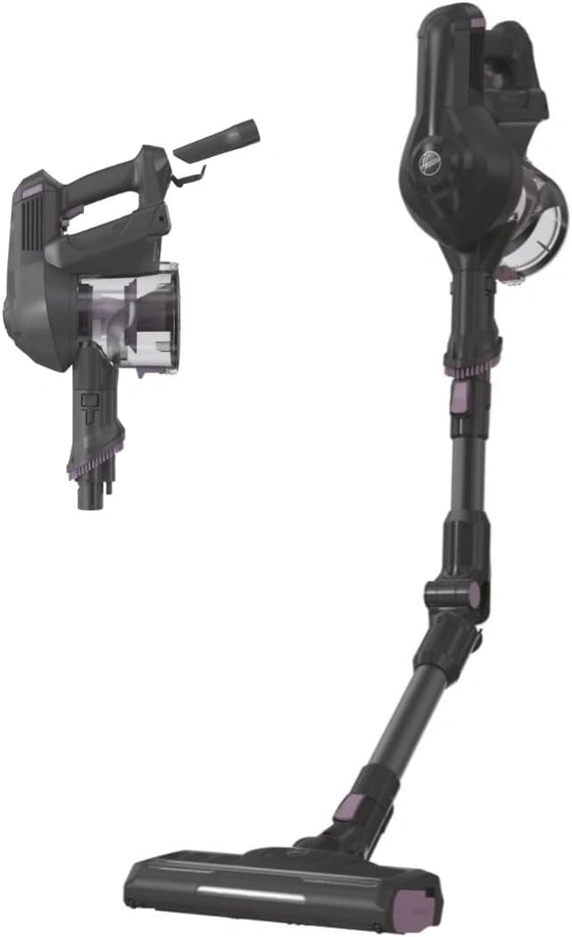 Hoover HF1 FLEX Accustofzuiger zonder zak + knikscharnier, tot 120 m² met 1 acculading, draadloze stofzuiger met XL stofreservoir en parkeerfunctie