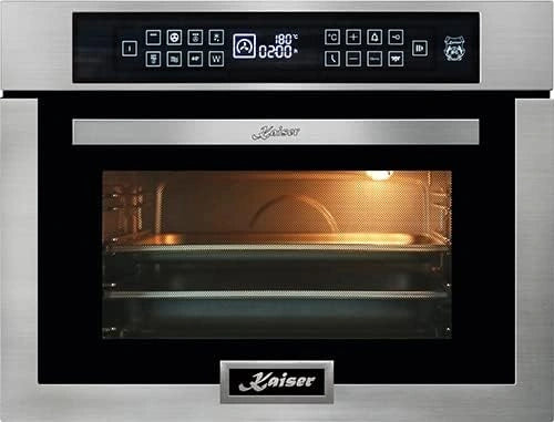 Kaiser EM 6307 R Inbouwmagnetron, 38 l, 45 cm hoog, touch-bediening, 22 functies, elektronische klok, heteluchtsysteem, infraroodgrill