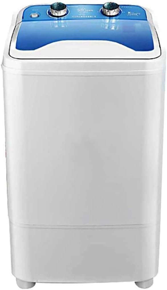Draagbare wasmachine 7KG totale capaciteit Single Tub Spin Spin Uitdroging UV-diepreiniging Compact voor Camping Slaapzalen Appartementen Kamers,blauw