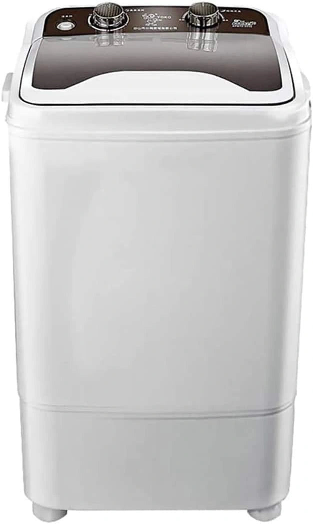 Draagbare wasmachine 7KG totale capaciteit Single Tub Spin Spin Uitdroging UV-diepreiniging Compact voor Camping Slaapzalen Appartementen Kamers,zwart