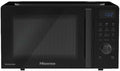 Hisense H23MOBSD1HG Magnetron met grill, inhoud 23 l, 800 W vermogen, 1000 W grill, timer 60 minuten, ontdooifunctie, handgreep, zwarte afwerking, wit