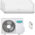 Airconditioning Hisense Trial Split 3AMW62U4RJC 9000 BTU + 9000 BTU, inclusief wifi, nieuw 2022, wit