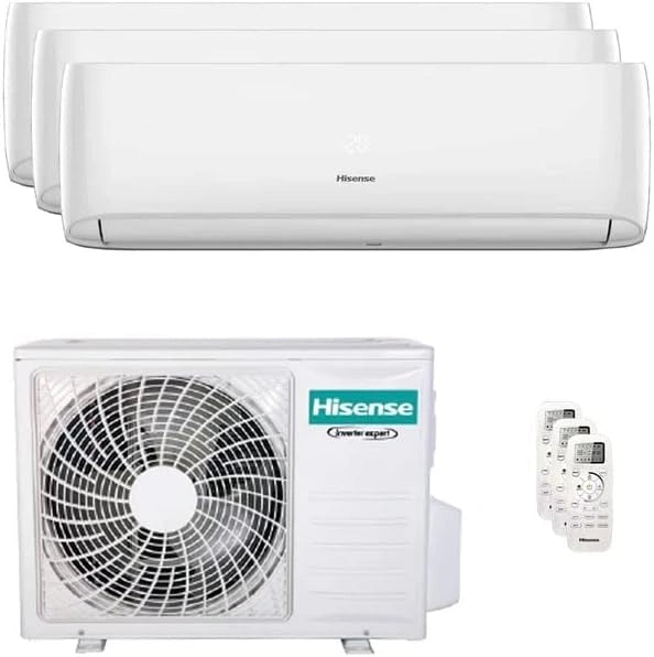 Airconditioning Hisense Trial Split 3AMW62U4RJC 9000 BTU + 9000 BTU, inclusief wifi, nieuw 2022, wit