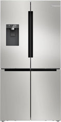 Bosch Serie 6 Amerikaanse koelkast RVS, zilver