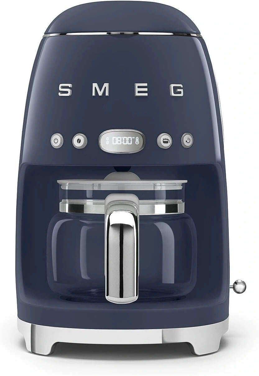 Smeg, DCF02NBEU filterkoffiezetapparaat, aroma- en autostart-functie, glazen karaf tot 12 kopjes, 2 intensiteitsniveaus, warmhoudmodus, 1050 W