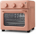 Safecourt 6-in-1 Airfryer Oven, 100% PFAS-free, 6 programs, 80 to 230 degrees, Airfryer, baking, roasting, toasting, grilling & reheating, Pink