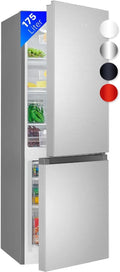 Bomann KG 320.2 koel-vriescombinatie Vrijstaand 165 l RVS, zilver