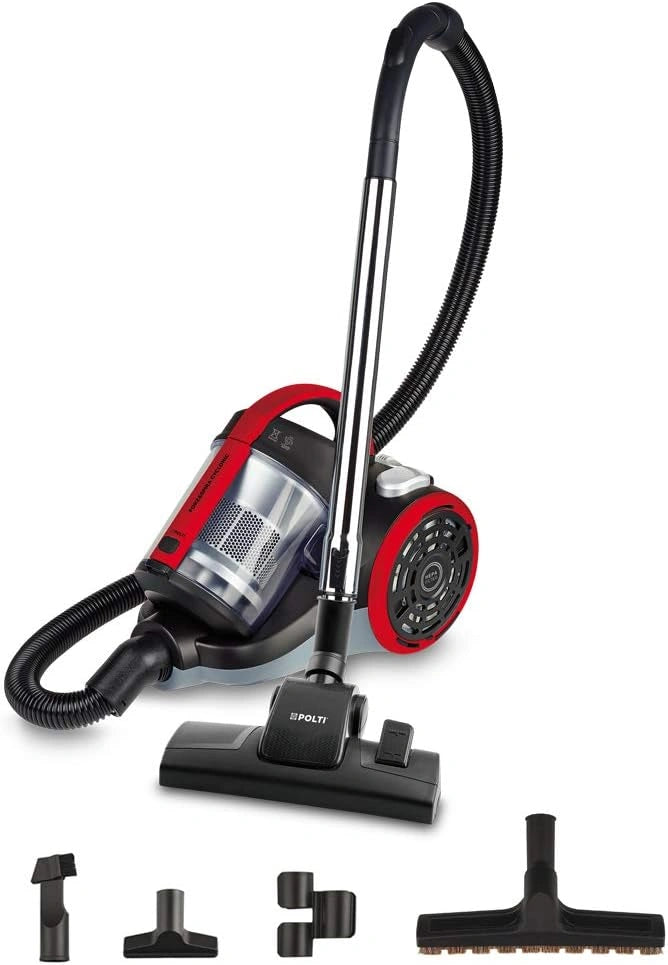 Polti Forzaspira C110_Plus Stofzuiger zonder zak, met cicloontechnologie, HEPA-filter, 80 dB, 4 filterfasen, zwart