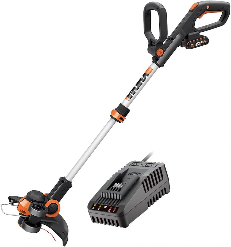 Worx Powershare 20V Li-Ion accu-grastrimmer (2 batterijen), WG163E, zwart