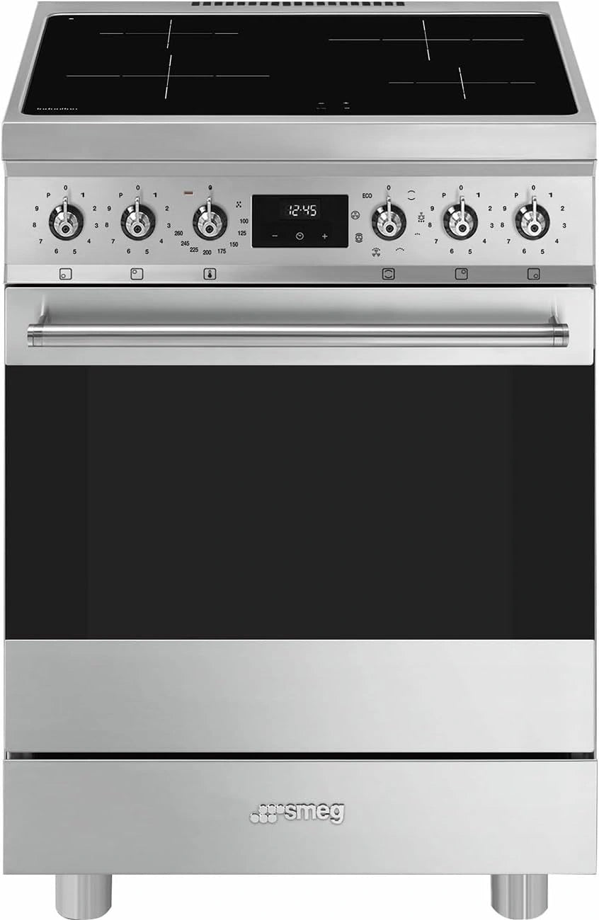 SMEG Keuken C6IMXM2 inductiekookplaat Multizone 60 cm energieklasse A roestvrij staal CL.A