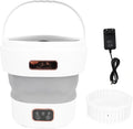 TARSHYRY Draagbare Wasmachine, 12 Liter Opvouwbare Mini-wasmachine met Centrifugeren en Automatische Afvoer, voor Ondergoed, Sokken, Babykleding