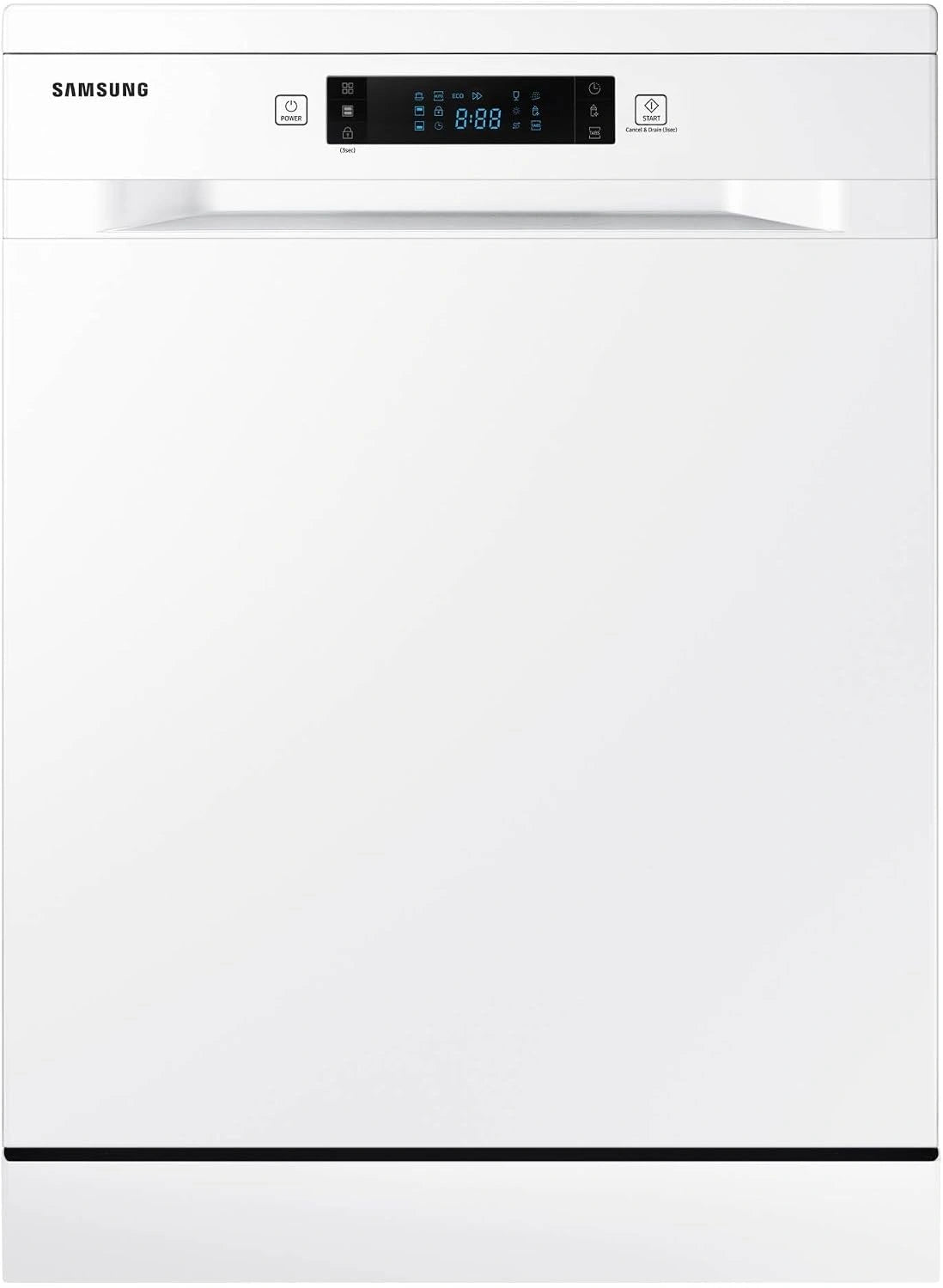 Samsung DW60M6040FW Vaatwasser, vrijstaand, 13 couverts, A++, wit, maximale grootte (60 cm), wit, toetsen, aanraakscherm, LED)