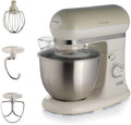 Ariete 1588 Vintage Retrò, keukenmachine, kneedmachine voor brood, pizza, cake en gebak, roestvrijstalen kom 5,5 liter inhoud, 7 snelheden, 1200 W
