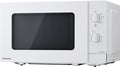 Panasonic NN-SM21QWEPG 20 liter Solo Magnetron met glazen kom, 800 W, ontdooiinstelling, 5 vermogensniveaus, draaiknop, compact ontwerp, timer, wit