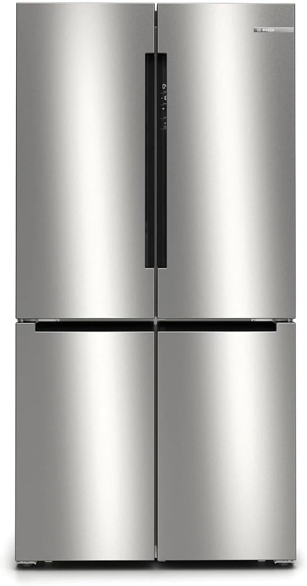 Bosch Serie 6 KFN96APEA amerikaanse koelkast Vrijstaand 605 l E Metallic, Zilver