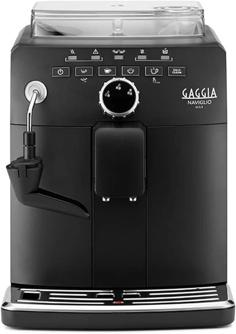 Gaggia RI8749/01 Naviglio Milk Volautomatische espressomachine, voor espresso en cappuccino, bonenkoffie, 15 bar, 1850 W, zwart