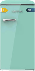 Cecotec Mini Koelkast Retro Bolero Coolmarket TT Origin 103 groen E. Mini-koelkast, groen, 89,3 cm hoog en 48,7 cm breed
