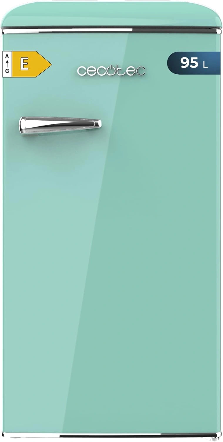 Cecotec Mini Koelkast Retro Bolero Coolmarket TT Origin 103 groen E. Mini-koelkast, groen, 89,3 cm hoog en 48,7 cm breed