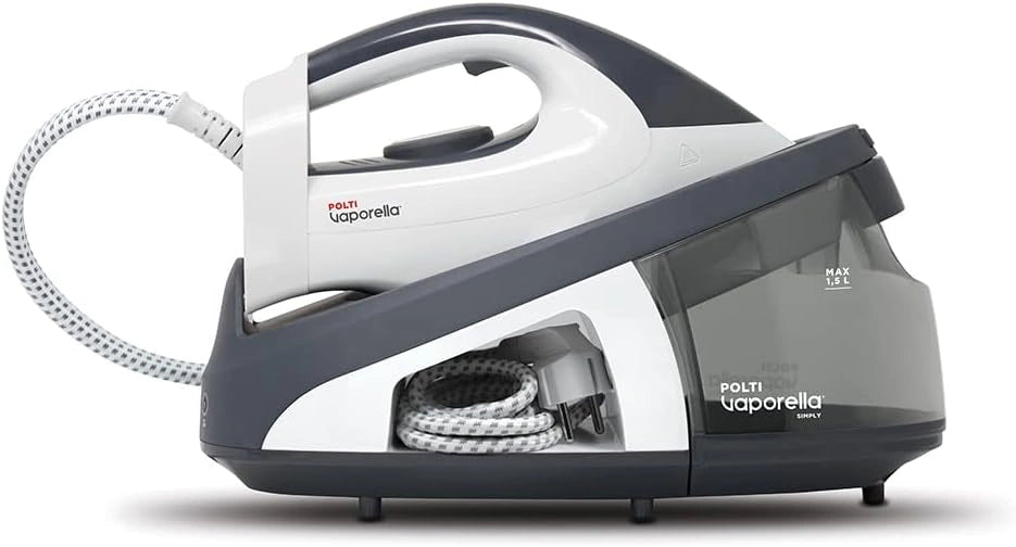 Polti Vaporella Simply VS10.10 Stoomgenerator met afneembaar waterreservoir van 1,5 l, stoomdruk van maximaal 6,5 bar, ECO-modus