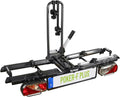 EUFAB 12012LASON Poker-F Plus, exclusief op Amazon met afsluitbare framehouders, geschikt voor e-bike, volledig voorgemonteerd, voor 2 fietsen