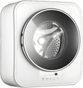 Compacte Wandgemonteerde Mini Was Droogcombinatie,Wasmachine 3 Kg, zilver