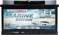 Electronicx GEL verbruiksbatterij 12V / C100 / 100Ah, 100 Ah GEL-accu camper, boot, caravan, bestelwagen & vrijetijdsbatterij Marine uitvoering