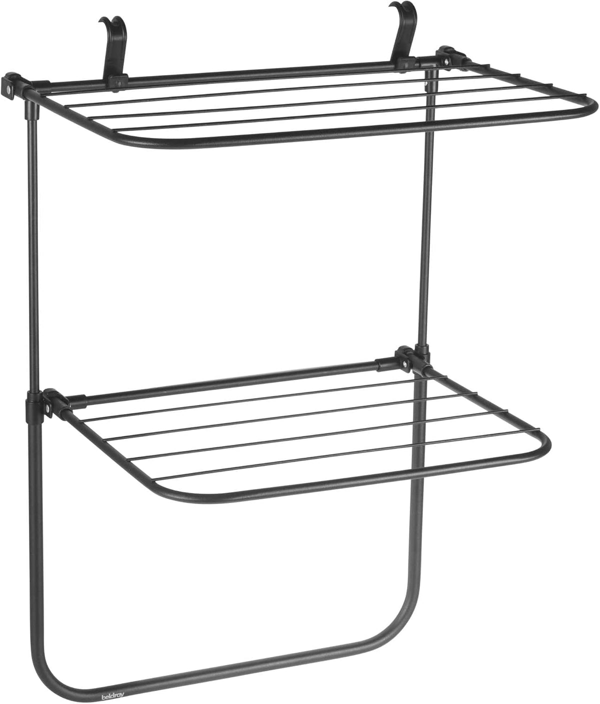 Beldray 2-in-1 hangdroogrek voor radiator/deur, 4,2 m, zilver