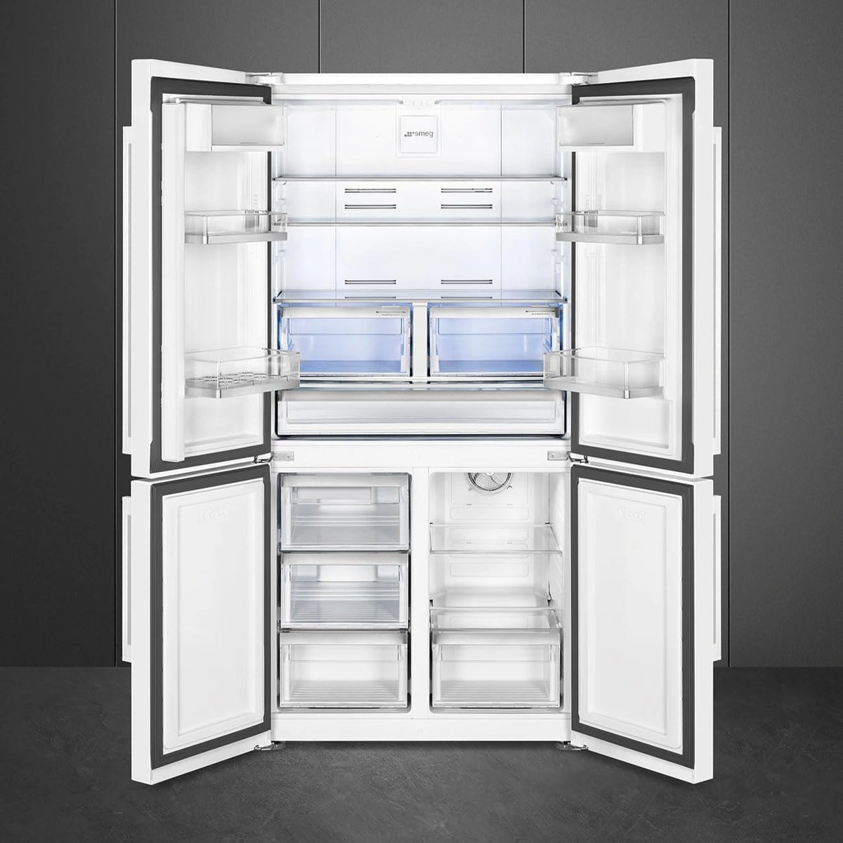 Smeg FQ60BDE vrijstaande koelkast, bruin