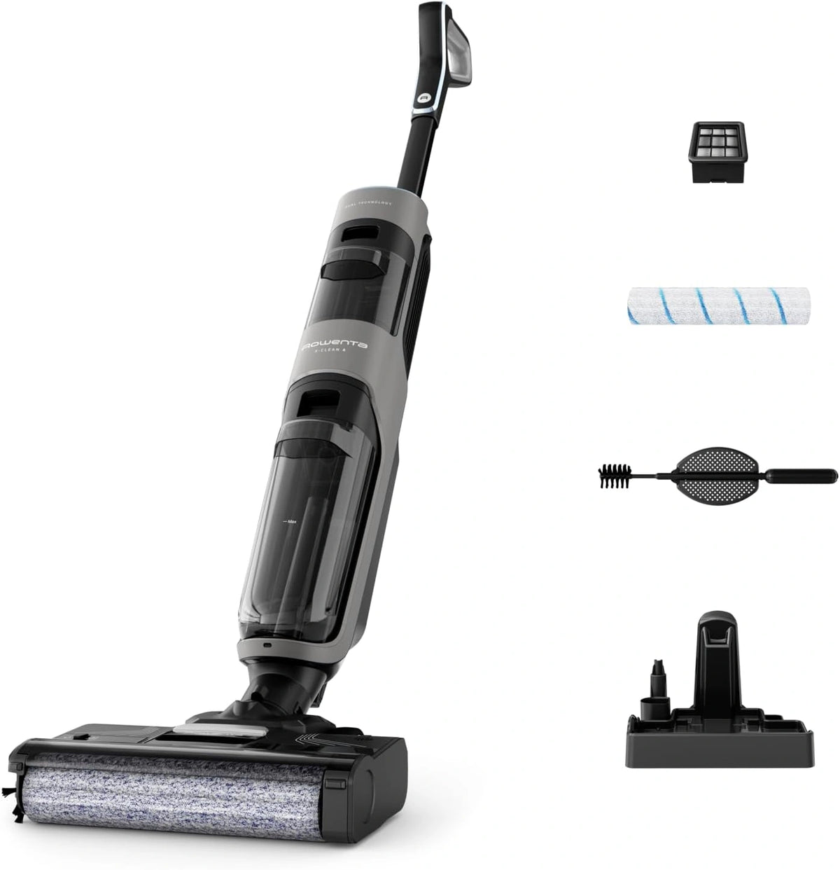 Rowenta X-Clean 4, tijdsbesparend, slimme vuildetectie GZ5036, wit