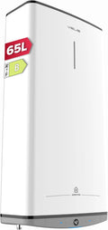Ariston VELIS DUNE 65 liter, ultraplatte elektrische boiler, 13% energiebesparing, ontworpen en geproduceerd voor installatie in Frankrijk., zilver