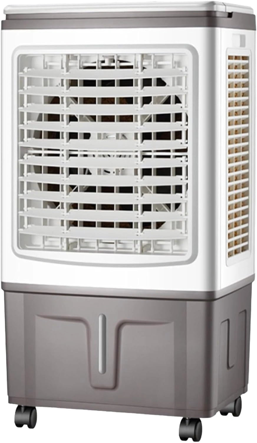 Draagbare verdampingsluchtkoeler, 40 liter, met afstandsbediening, 3 snelheden en 3 modi, 7,5 uur timer, mobiele airconditioning, energiebesparend