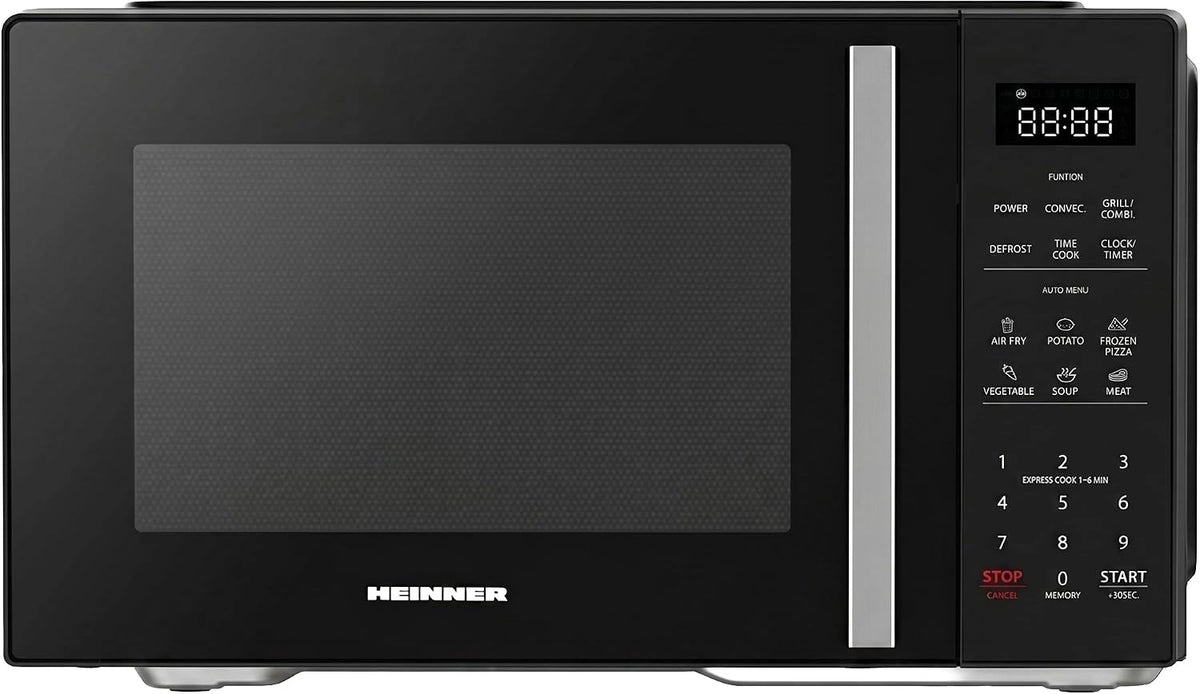 23 L Combimagnetron met Grill, Heteluchtoven & Airfryer, 4-in-1 magnetron, 900 W + 1000 W grill + 1680 W hetelucht, 10 airfryer-programma's