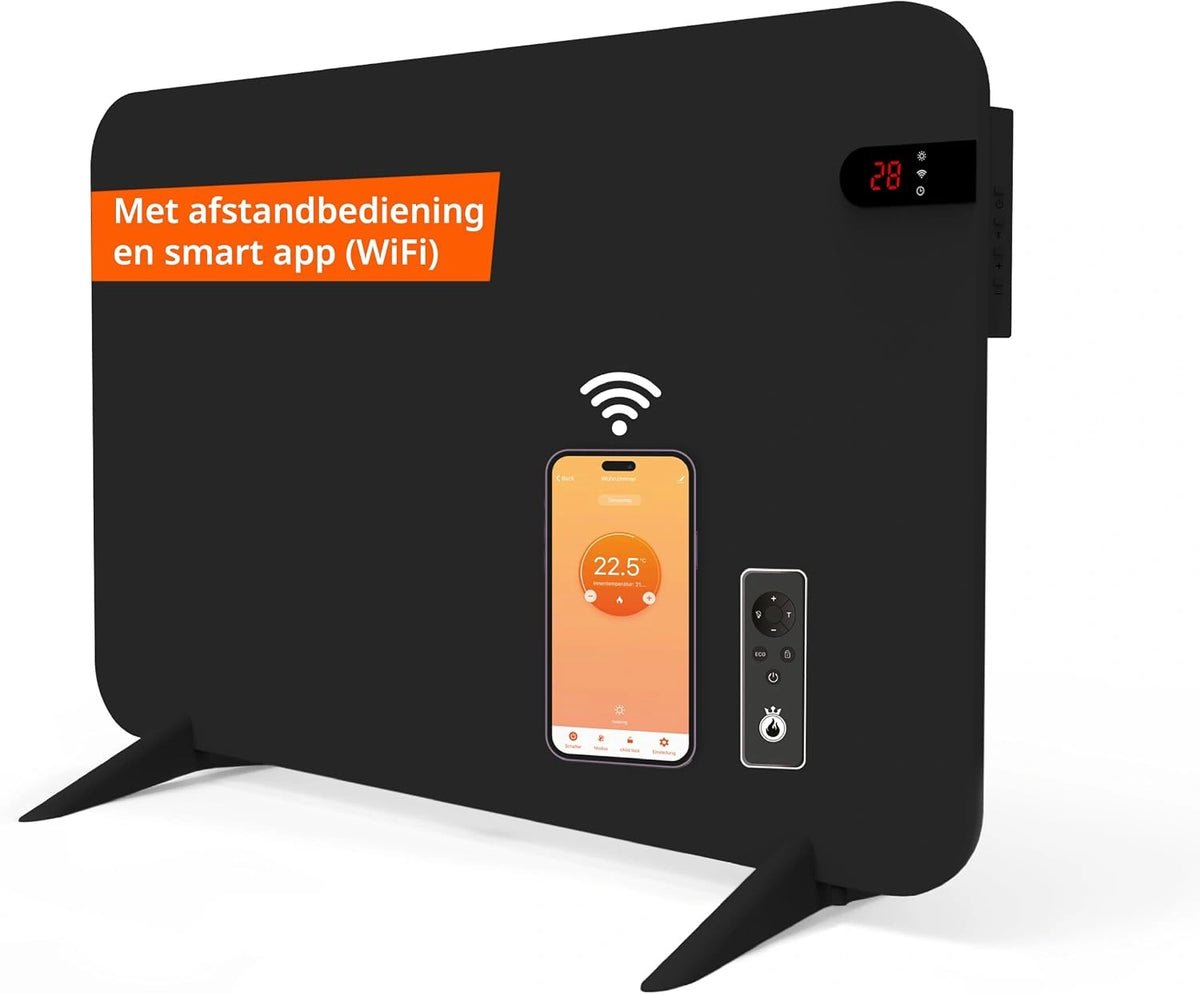 Könighaus Smart Dual-infraroodverwarming V2 450 W, zwart