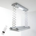Foxydry Air, elektrisch plafonddroogrek, met afstandsbediening, 160 cm, zilver/wit