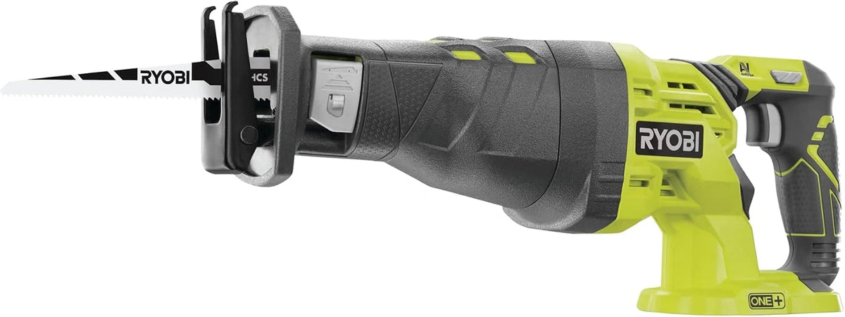 RYOBI 18 V ONE+ accu-reciprozaag R18RS-0 (28 mm slaglengte, stationair toerental 0-2900 min¹, max. zaagdiepte in hout 20 cm, zonder accu + oplader)