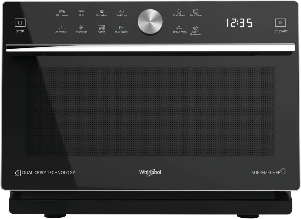MWSC933SB FORNO MWO COMBI. 33 LT ELETT. 900 W6TH SENSE CRIS, zwart