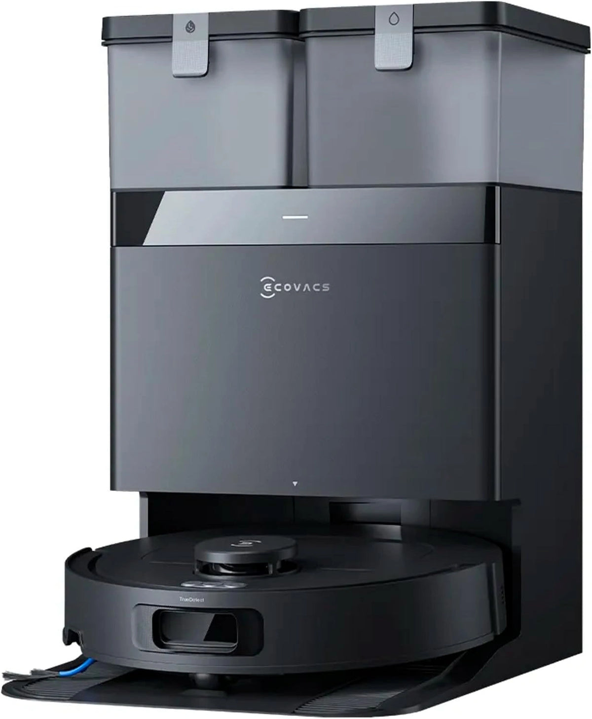 ECOVACS DEEBOT T30C OMNI Robotstofzuiger en Dweilrobot, 20.000 Pa, ZeroTangle 3.0, TruEdge 2.0, TrueMapping 2.0, Alles-in-één OMNI-station
