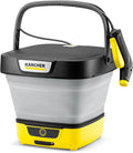 Kärcher mobiele outdoor cleaner OC 3 Foldable, mobiele reiniging voor fiets, kamperen en tuin, lage druk, lithium-ion accu, opvouwbare watertank: 8 l