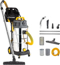 Vacmaster VK1638SWC 1600W 38 liter nat- en droogzuiger werkplaatszuiger zonder zak multifunctionele stofzuiger waterstofzuiger met HEPA 13 filtering