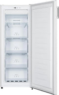 INFINITON CV-184L14WEB Verticale vriezer, energieklasse E, 155 l, 143,4 cm hoog, vorstvrij, Fast Freezing, wit