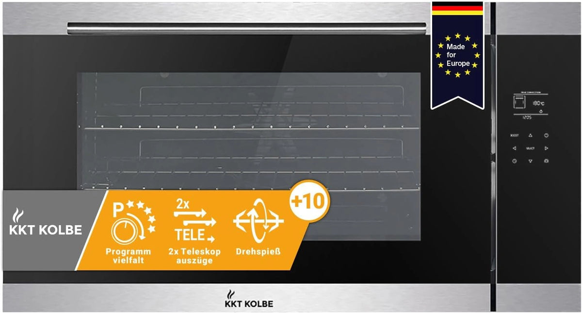 Inbouw oven 90 cm, zwart