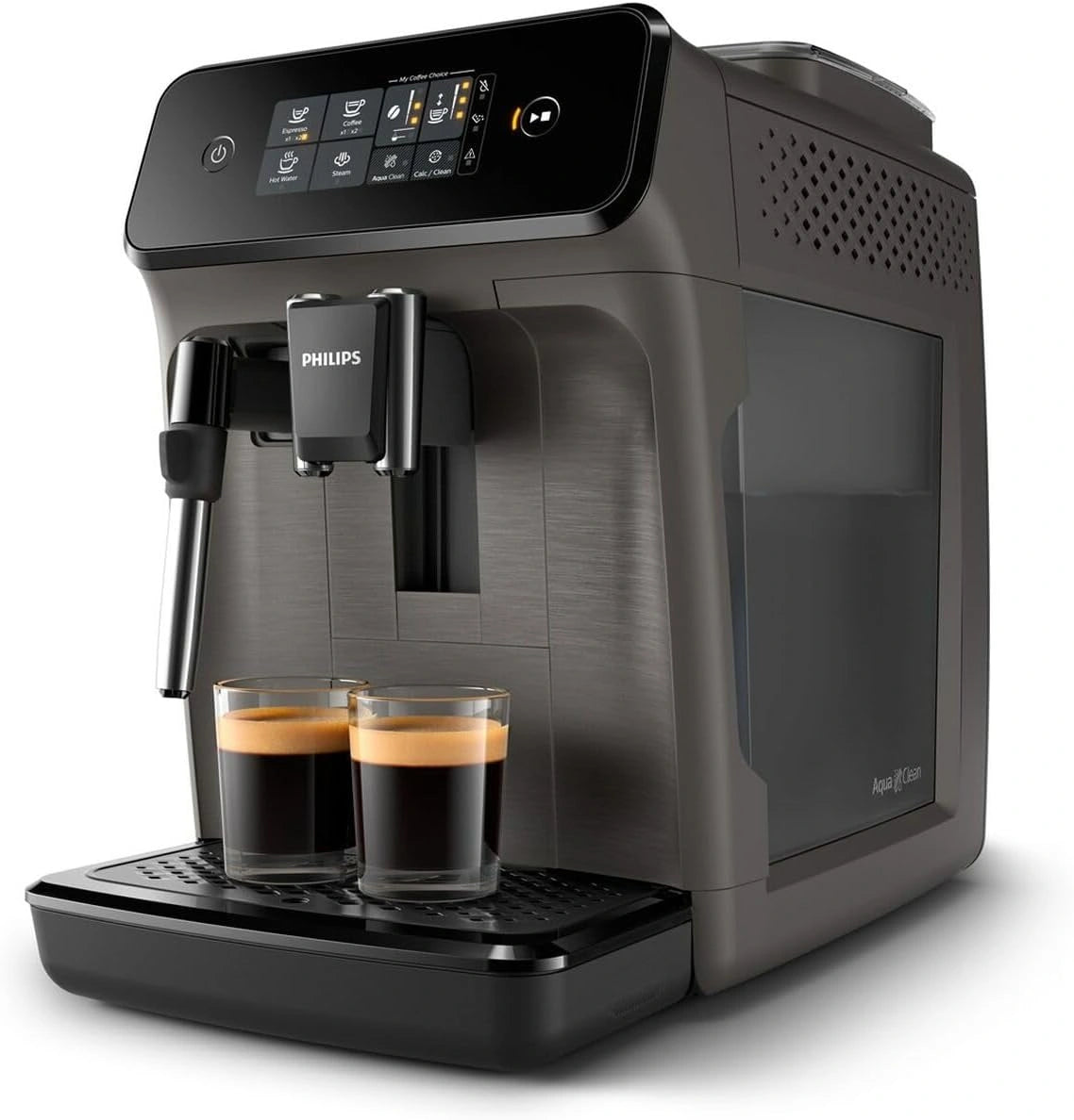 Philips EP1224/00 Espressomachine met maalwerk, aanraakscherm, AquaClean-filter, 12-traps verstelbare molen, zwart
