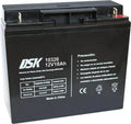 DSK 10326, AGM oplaadbare verzegelde loodaccu. 12V 18Ah. Ideaal voor beveiligingsalarmsystemen, noodverlichting, OEM elektrische apparatuur