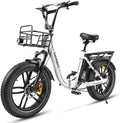 SAMEBIKE C05 Pro Opvouwbare Elektrische Fiets 250W 36V 13Ah Fatbike E-bike, zwart/bruin