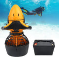 500W onderwater zee scooter, duik zwem boosters met accu, onderwater scooter booster voor watersport, zwemmen, duiken, snorkelen, blauw