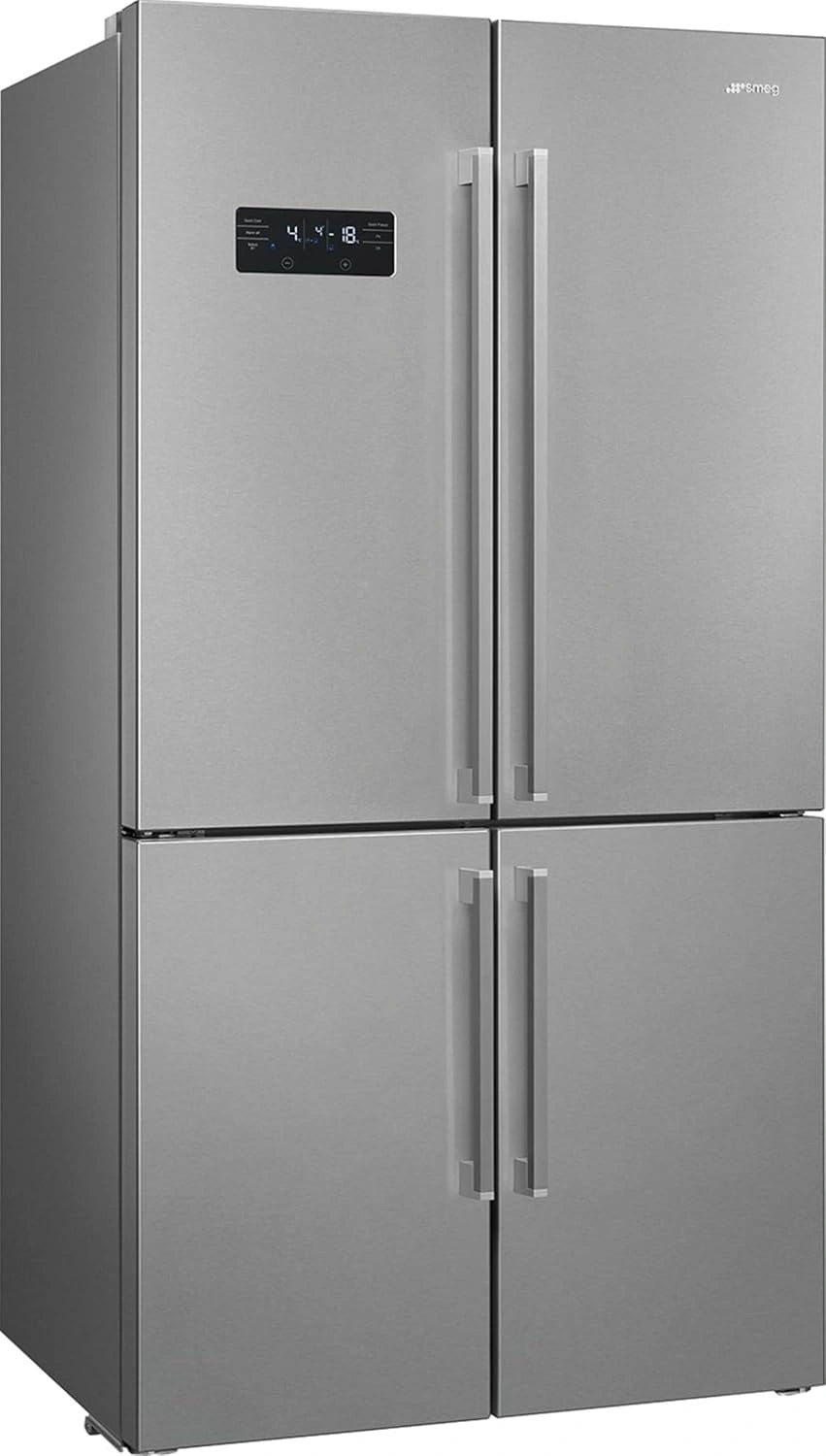 Smeg FQ60XDE Amerikaanse koelkast, 541 liter, vorstvrij, inox, energieklasse E