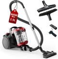 Akitas C10P Zakloze stofzuiger 900 W, Duitse Wessel Werk D320 borstel voor harde vloeren met natuurlijke haren, 32 cm, ideaal voor parket